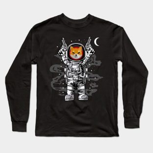 Astronaut Shiba Inu Coin To The Moon Crypto Token Shib Army Cryptocurrency Wallet HODL Birthday Gift For Men Women Long Sleeve T-Shirt